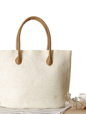 Simple Travel Beach Woven Straw Bag