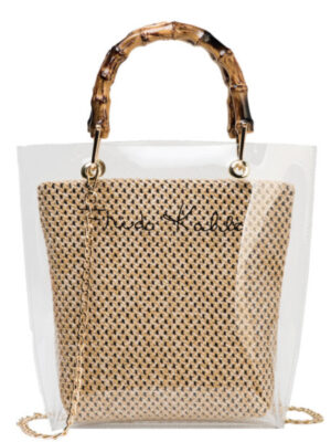 Transparent Stylish Beach Woven Bag